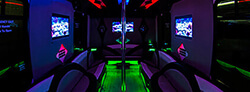 Milwaukee party buses with LED lights