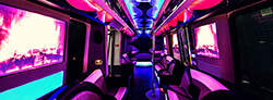 Party bus rental for large groups